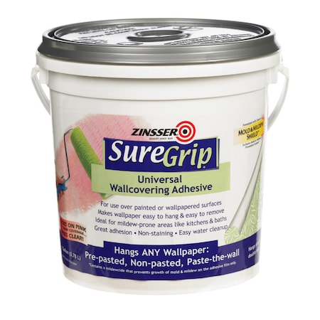 Zinsser Zinsser SureGrip High Strength Glue Clear Wallcovering Adhesive 1 gal 2872